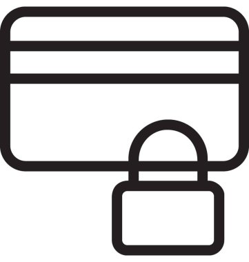 Güvenli Ödeme vektör simgesi 