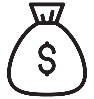 para çuval vektör simgesi