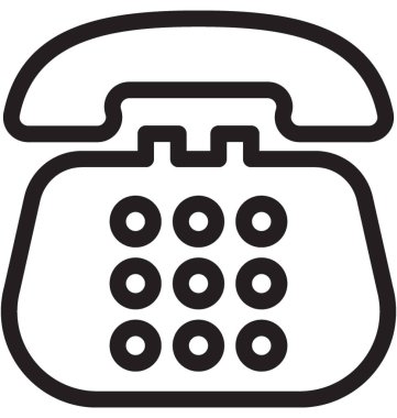 Sabit hat vektör simgesi