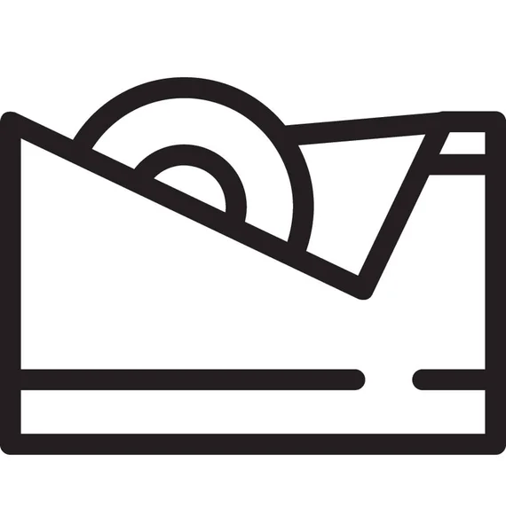 Tape Cutter Vector Icon — Stockvector