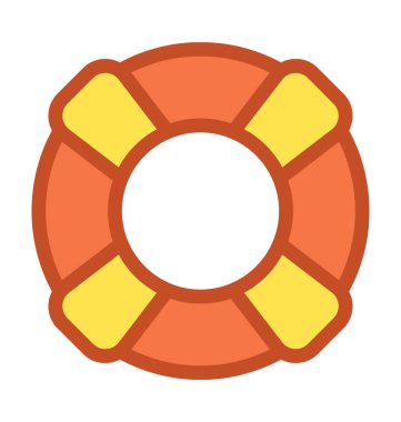 hayat halka vektör simgesi