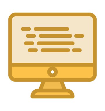 Düz vektör simgesini izle 