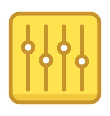 Ses ayar vektör simgesi