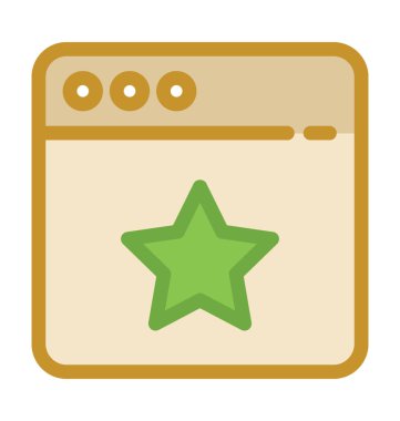 Web sitesi sıralaması vektör simge