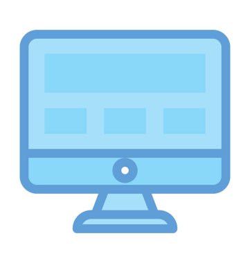 Düz vektör simgesini izle 