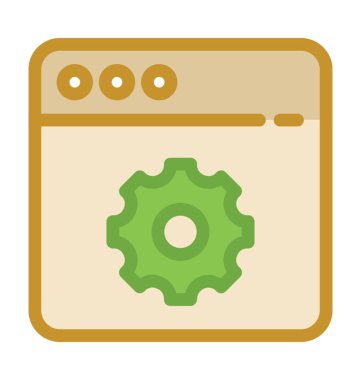 seo düz vektör simgesi 