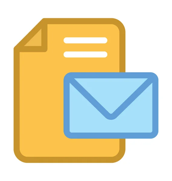 Εικονίδιο Επιπέδου Διανύσματος Email — Διανυσματικό Αρχείο