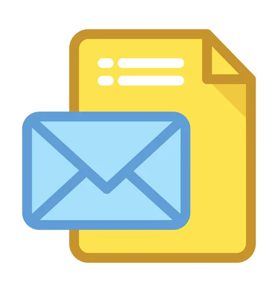 Mail Icône Vectorielle — Image vectorielle