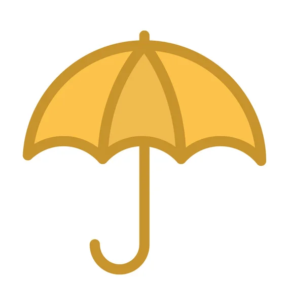 Icono Protección Contra Lluvia Vector — Vector de stock