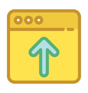 Düz vektör simge yükleme