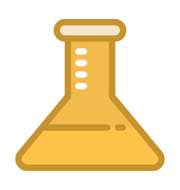 Konik Flask vektör simgesi