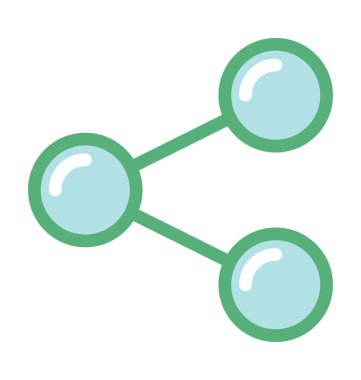 paylaşım işareti vektör simgesi