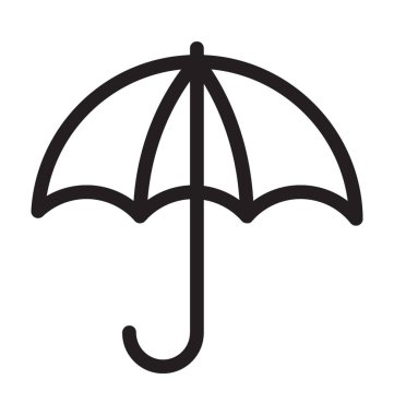 Yağmur koruma vektör simgesi