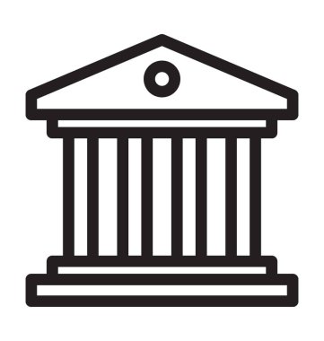 Banka oluşturma vektör simgesi