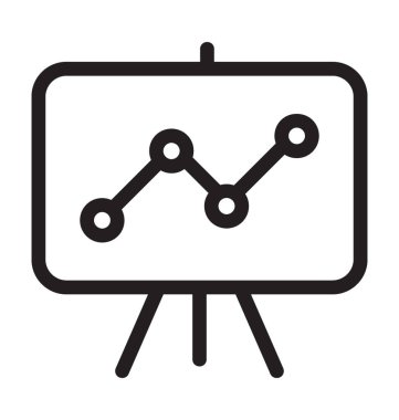 İş analizi vektör simgesi 
