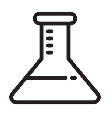 Konik Flask vektör simgesi