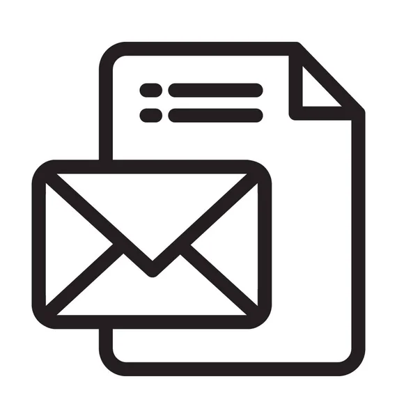 Mail Icône Vectorielle — Image vectorielle
