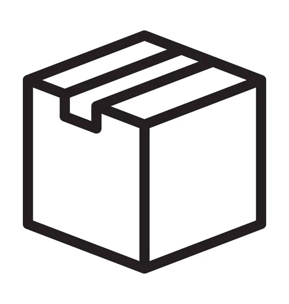 Lieferbox Vektor Symbol — Stockvektor