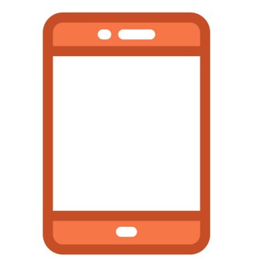 telefon düz vektör simgesi