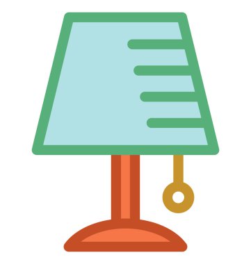 tablo lambası vektör simgesi