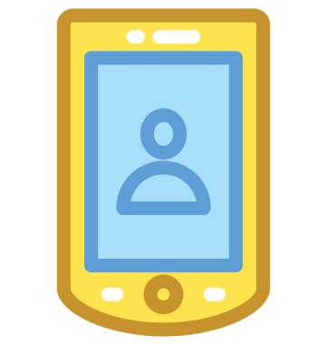 telefon düz vektör simgesi