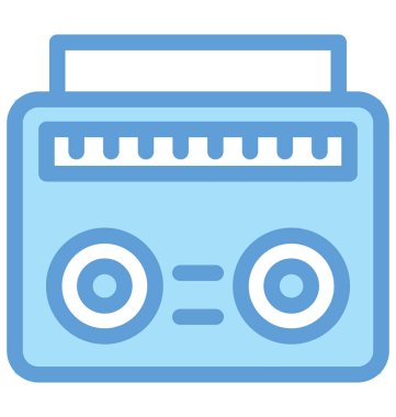 Boom box vektör simgesi