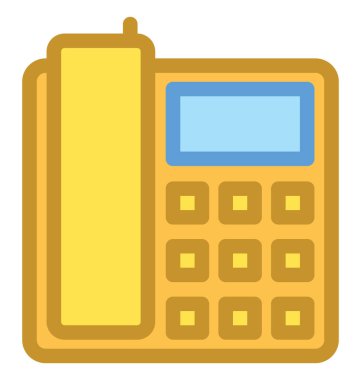 Sabit hat vektör simgesi