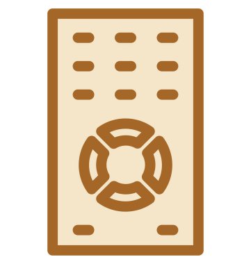 Uzak düz vektör simgesi 