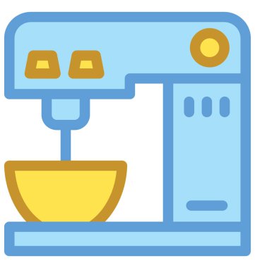 kahve makinesi vektör simgesi