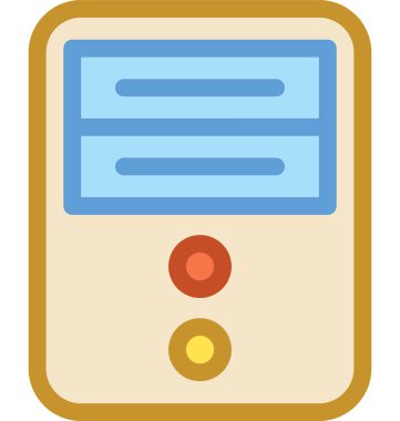 PC kule vektör simgesi