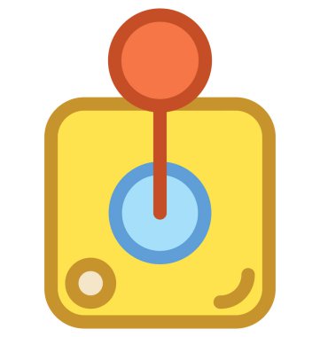 Joy stick vektör simgesi