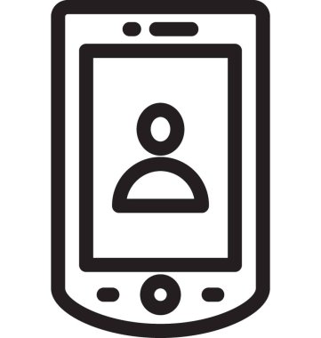 telefon düz vektör simgesi