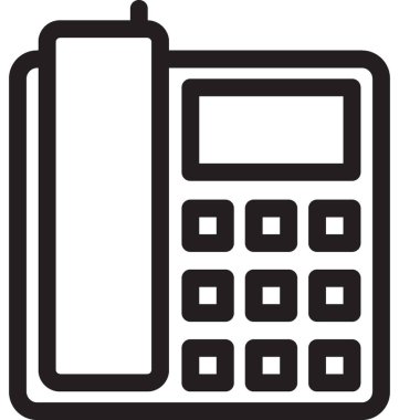 Sabit hat vektör simgesi