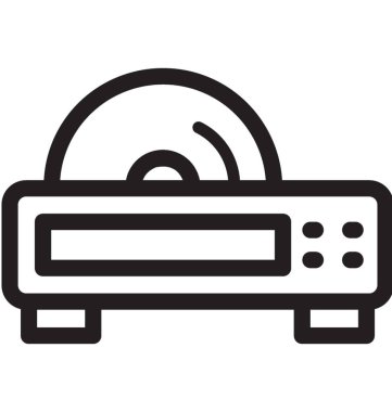 CD çalar vektör simgesi