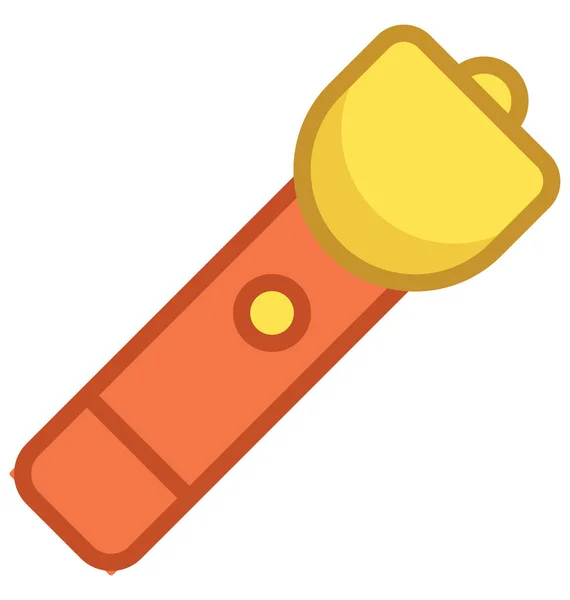 Torch Flat Vector Icon — Stock Vector