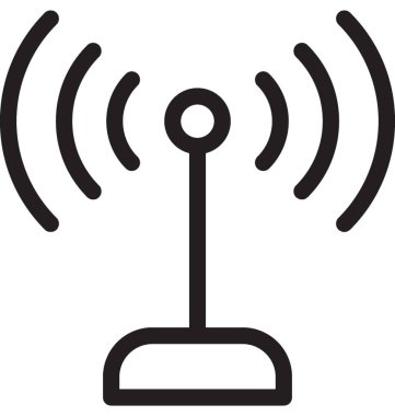 Wifi yönlendirici vektör simgesi