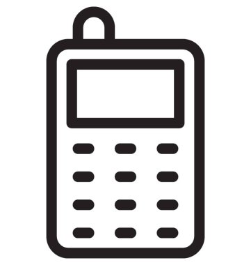 Telsizler Talkie vektör simgesi