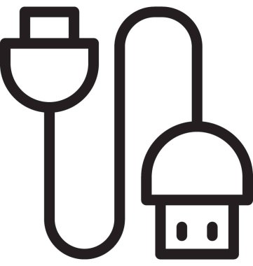 usb dolgu vektör simgesi