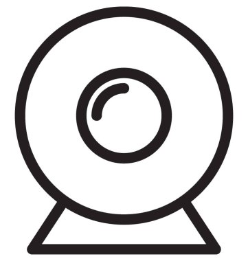 Web cam vektör simgesi