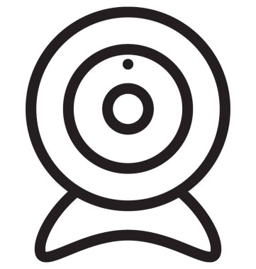 Web cam vektör simgesi