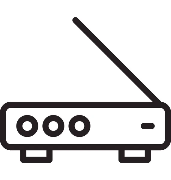 Icono Vector Router Wifi — Archivo Imágenes Vectoriales