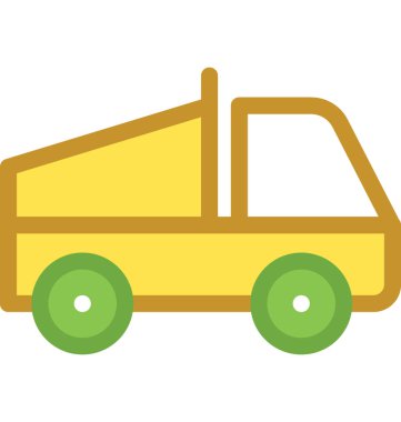 Kamyon vektör simgesini boşalt