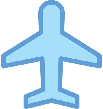 düzlem düz vektör simgesi