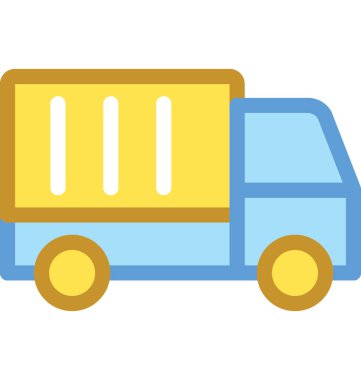 servis van vektör simgesi