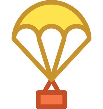 sıcak hava balonu vektör simgesi