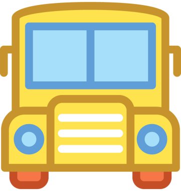 Tur yolu vektör simgesi