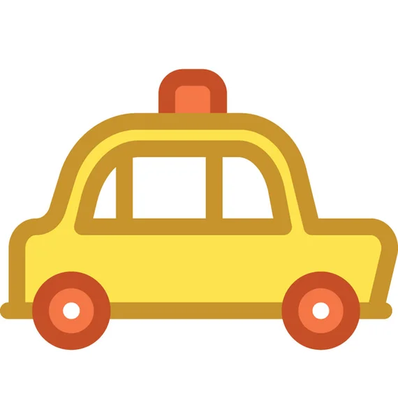 Sedan Lapos Vector Icon — Stock Vector