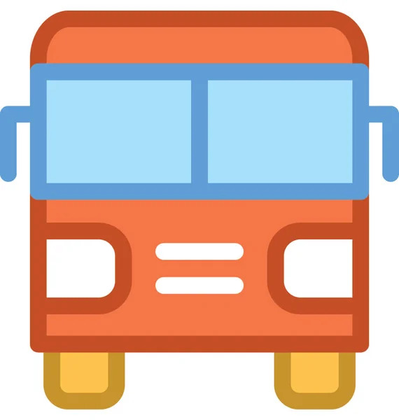 Icône Vectorielle Bus Public — Image vectorielle