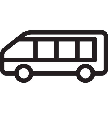 Koç çizgi vektör simgesi