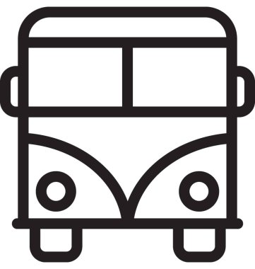 Tur yolu vektör simgesi